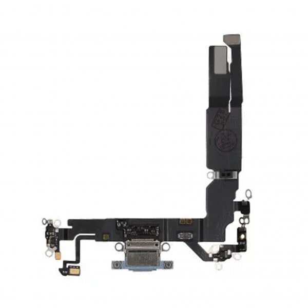 Ladekontakt med flexkabel for iPhone 17 - blå