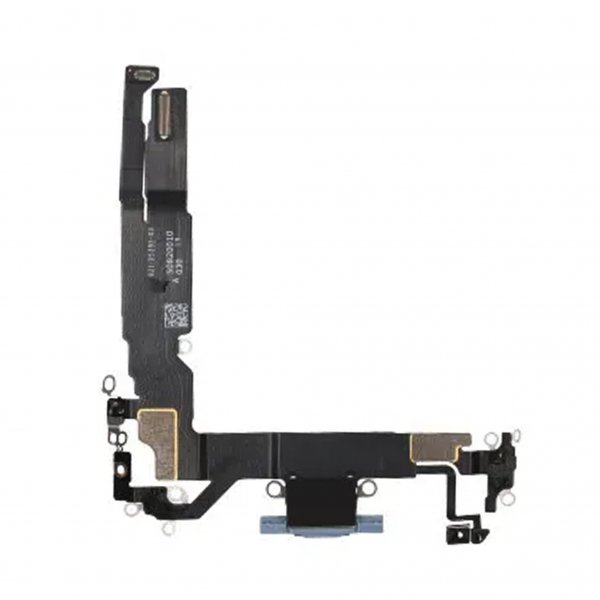 Ladekontakt med flexkabel for iPhone 17 - blå