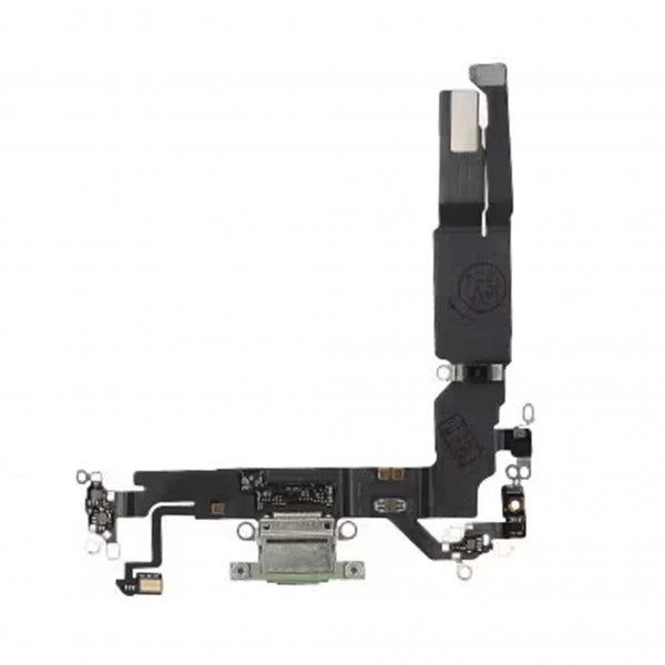 Ladekontakt med Flexkabel til iPhone 17 - Grønn