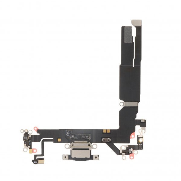 Ladekontakt med Flexkabel for iPhone 17 - Svart