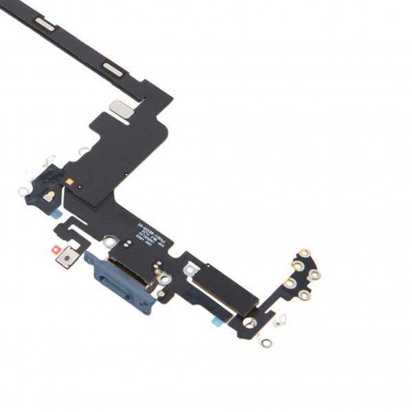 Ladekontakt med flexkabel til iPhone 17 Pro - blå