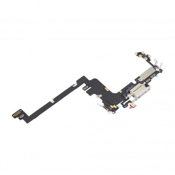 Ladekontakt med Flexkabel for iPhone 17 Pro - Sølv