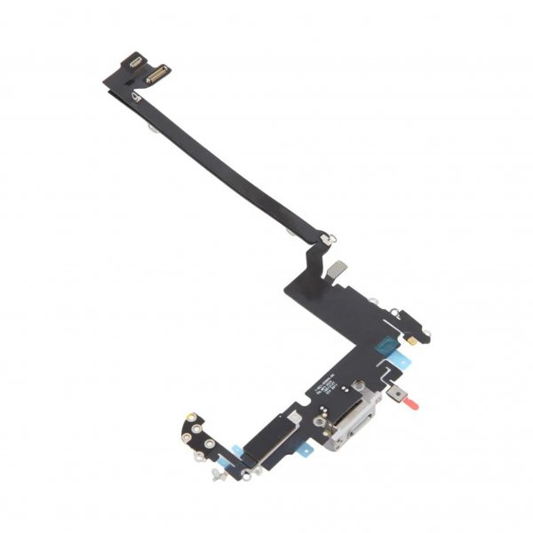Ladekontakt med flexkabel for iPhone 17 Pro Max - sølv