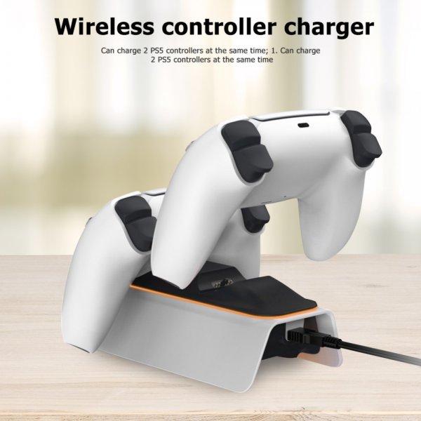 Dobe Ladestasjon for to PlayStation 5 kontrollere