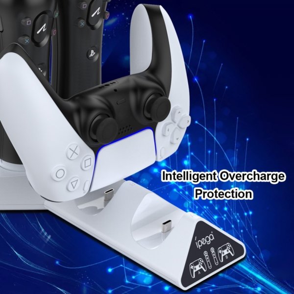 Ipega Ladestasjon for PlayStation 5/Move kontroller