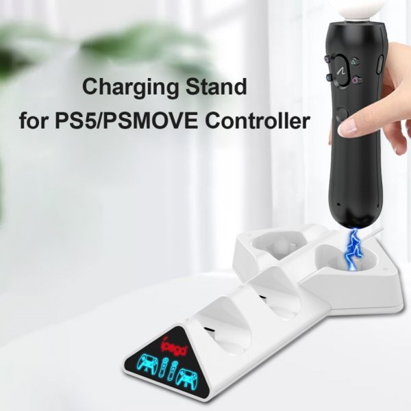 Ipega Ladestasjon for PlayStation 5/Move kontroller