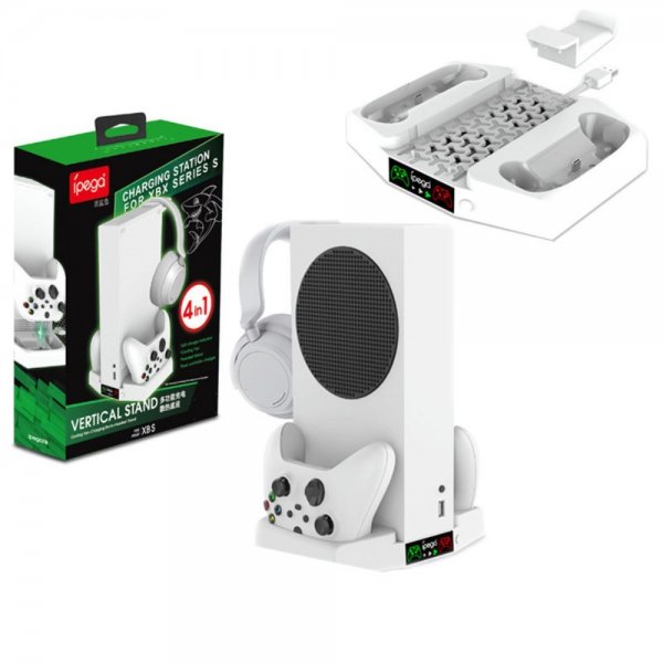 Ipega Lading av hub med fan Xbox Series S og 2 sjekker