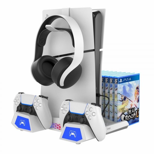 Ipega Docking Station kjølevifte Kontroller lading av spilllagring til PS5/PS5 Slim