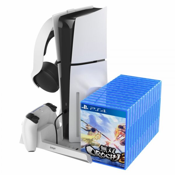 Ipega Docking Station kjølevifte Kontroller lading av spilllagring til PS5/PS5 Slim