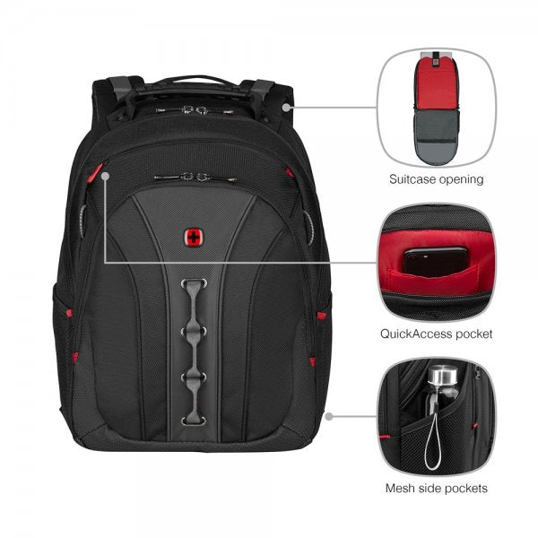Wenger Legacy 16" Dataryggsekk Grå/Svart