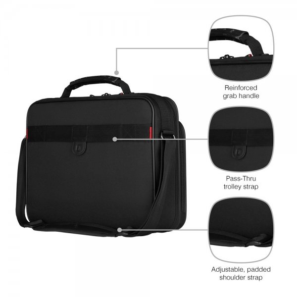 Wenger Legacy 16" Slim Dataveske Svart