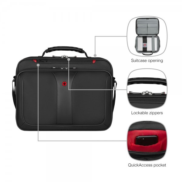 Wenger Legacy 16" Slim Dataveske Svart