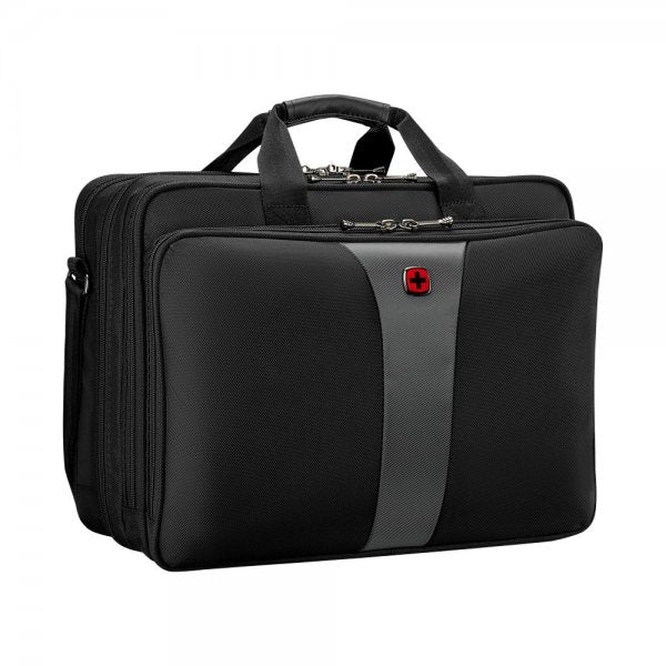 Wenger Legacy 17" Triple Gusset Dataveske Grå/Svart
