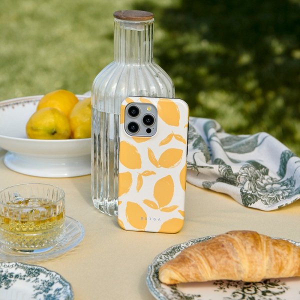 Burga iPhone 13 Pro Deksel Tough MagSafe Lemon Tart