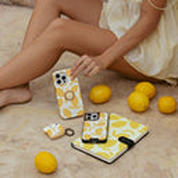 Burga iPhone 14 Pro Deksel Tough MagSafe Lemon Tart