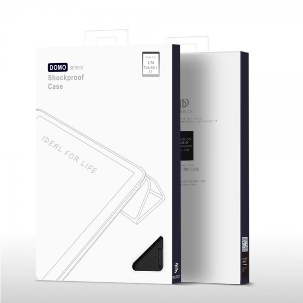Dux Ducis Lenovo Tab M11 TB330 Etui Domo Series Svart