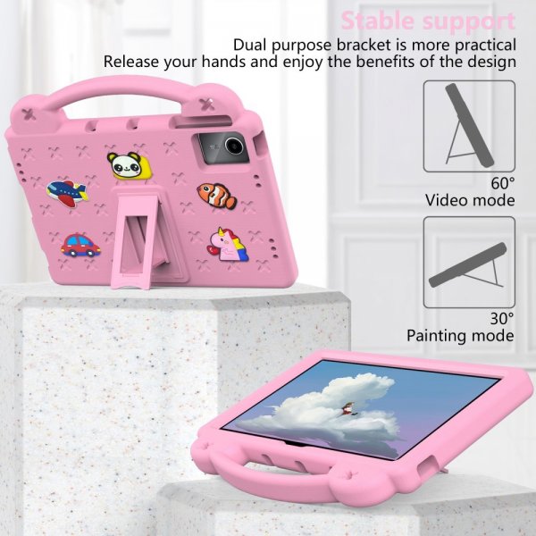 Lenovo Tab M11 TB330 Deksel til Barn Stickers Rosa