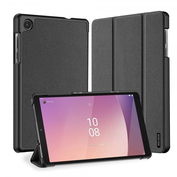 Dux Ducis Lenovo Tab M8 (4th gen) TB300 Etui Domo Series Svart