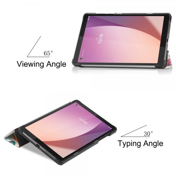 Lenovo Tab M8 (4th gen) TB300 Etui Motiv Fargerik Sommerfugler