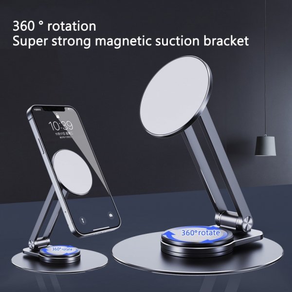 LK-T639 360 Roterbar magnetisk telefonholder Svart