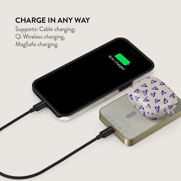 Burga Powerbank MagSafe 5000 mAh Love Me Right Gold