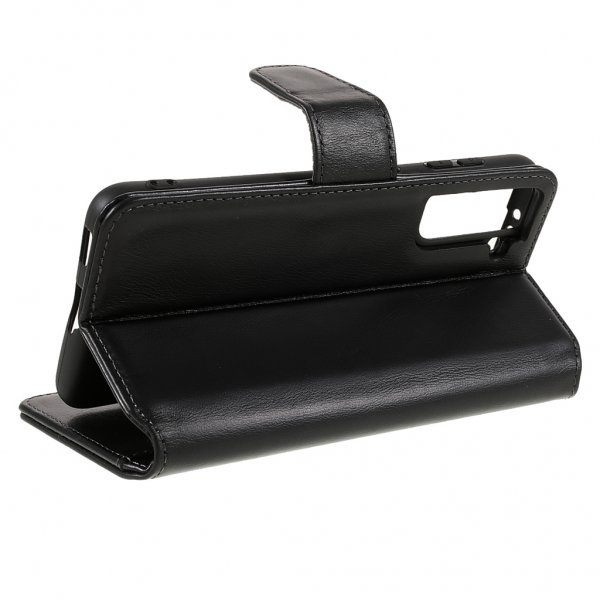 Nordic Covers Samsung Galaxy S21 Etui Essential Leather Raven Black