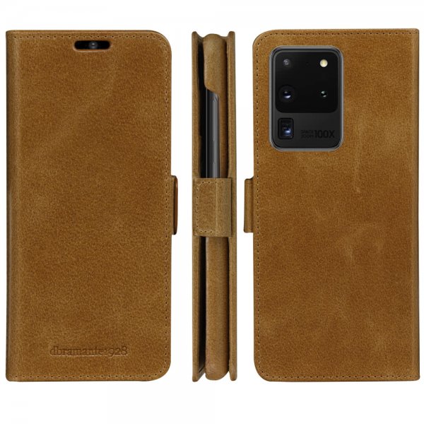 dbramante1928 Samsung Galaxy S20 Ultra Etui Lynge Löstagbart Deksel Tan