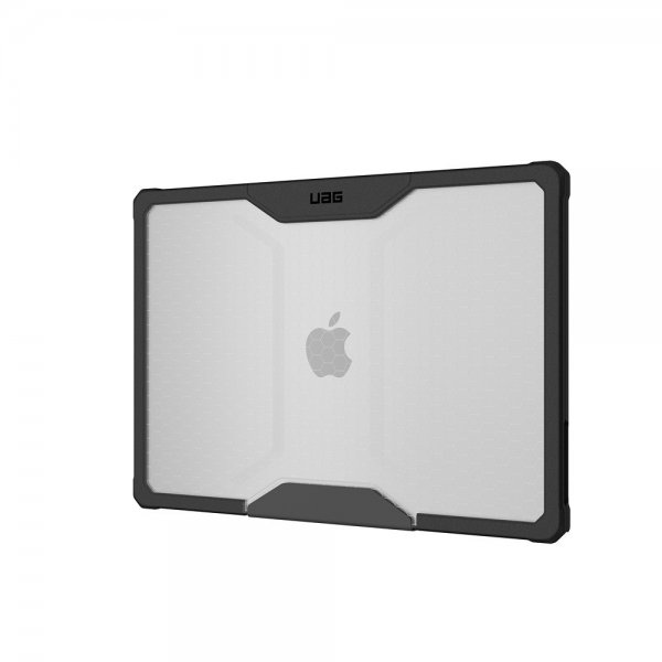 Urban Armor Gear (UAG) Macbook Air 15 M2 (A2941)/M3 (A3114) Deksel Plyo Ice/Black