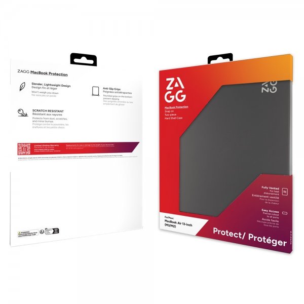 Zagg MacBook Pro 14 M1 (A2442)/M2 (A2779)/M3 (A2918 A2992) Deksel Hardshell Smoke