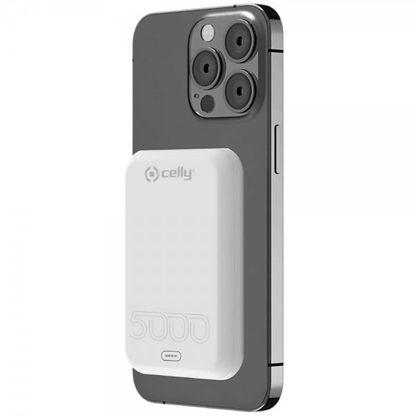 Celly Powerbank Magnetic Wireless Power Bank 5000 mAh MagSafe