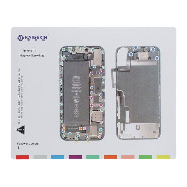 Magnetisk skruematte for iPhone 11