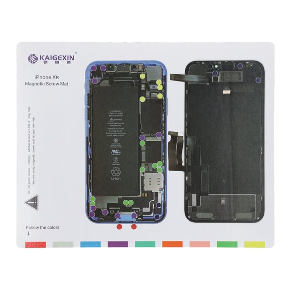 Magnetisk skruematte for iPhone XR