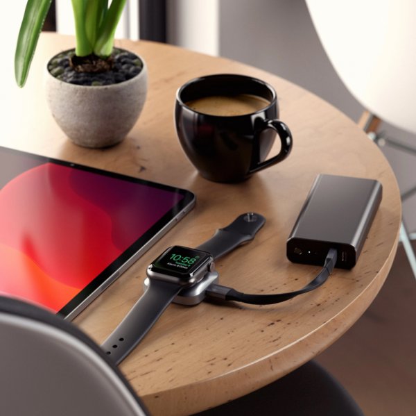 Satechi Magnetisk USB Type C Trådløs Lader för Apple Watch
