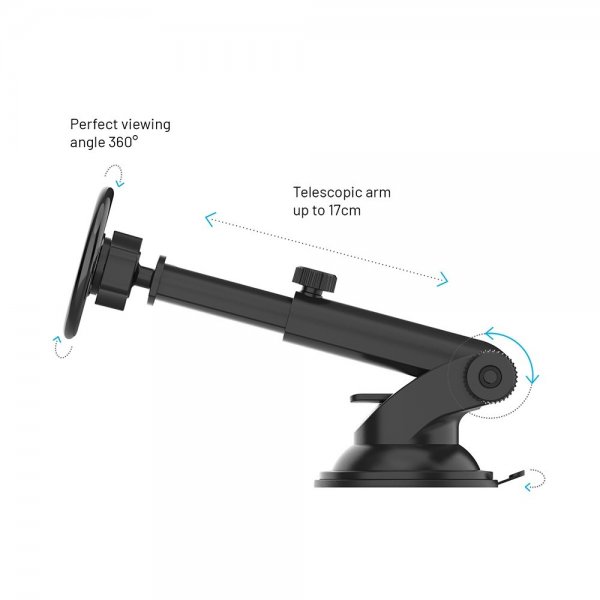 Fixed MagSafe Mobilholder til bil MagMount XL Frontrute/Dashboard