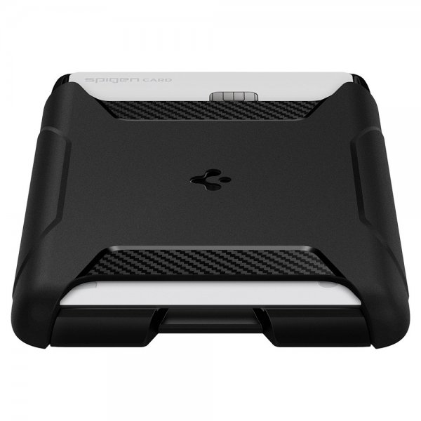 Spigen MagSafe Kortholder Rugged Armor 3 Cards MagFit Svart