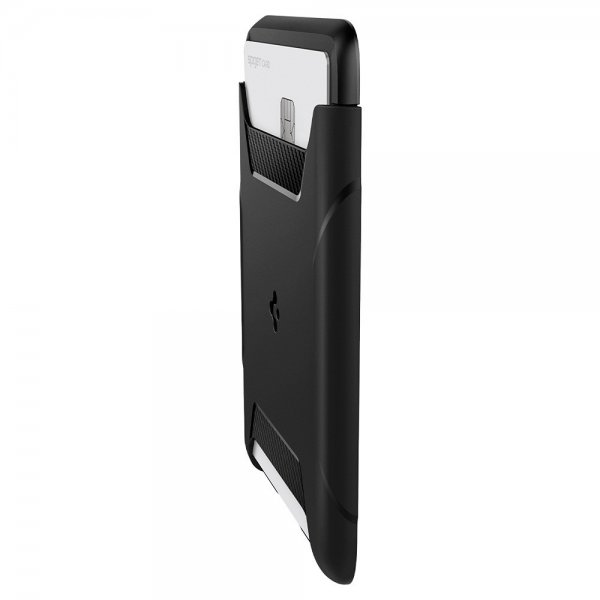 Spigen MagSafe Kortholder Rugged Armor 3 Cards MagFit Svart