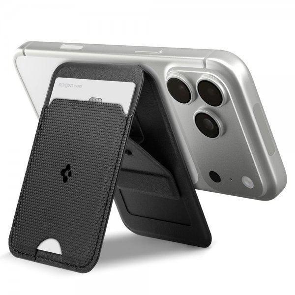 Spigen MagSafe Kortholder Slim Fold MagFit Svart Svart