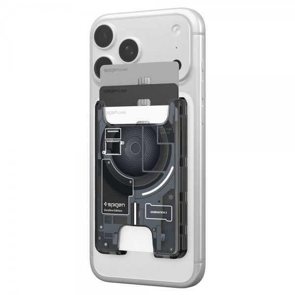 Spigen MagSafe Kortholder Ultra Hybrid Zero One MagFit Svart