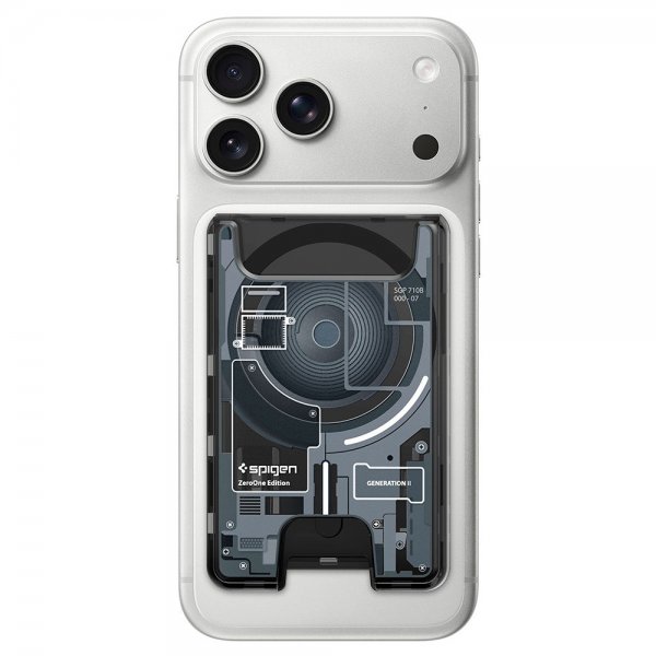 Spigen MagSafe Kortholder Ultra Hybrid Zero One MagFit Svart