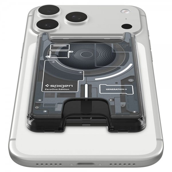 Spigen MagSafe Kortholder Ultra Hybrid Zero One MagFit Svart