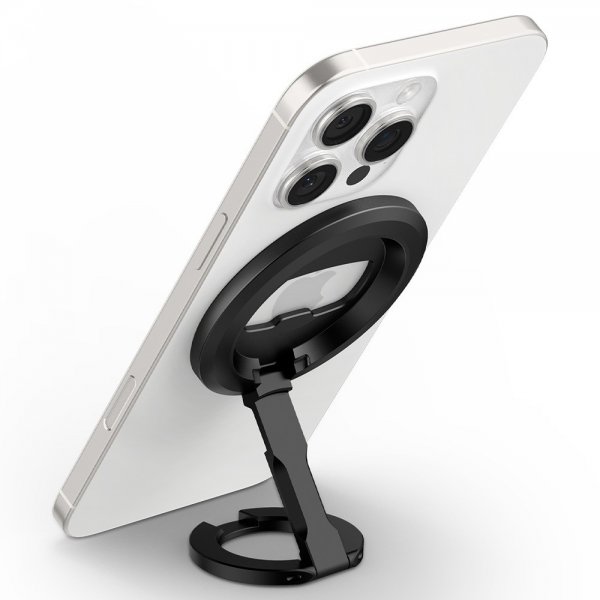 Spigen MagSafe O-Mag Telefonholder med Stativ Mag Fit Svart
