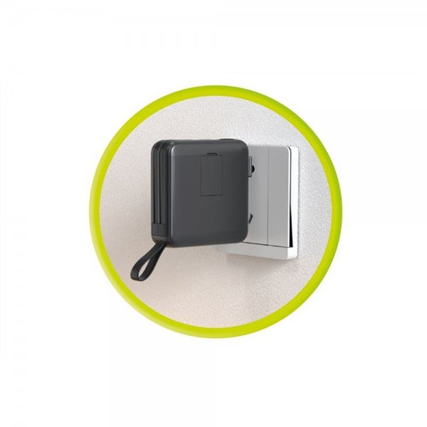 Mobile Origin Powerbank Travel Lightning/USB-C MagSafe/Watch Svart