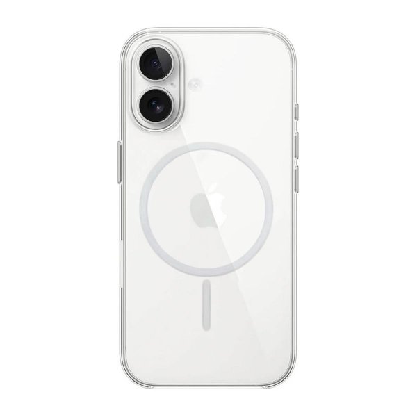 iPhone 16 Deksel TPU MagSafe Transparent