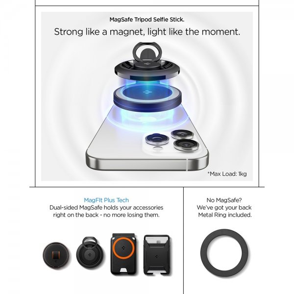 Spigen MagSafe Tripod Selfie Stick Mag Fit