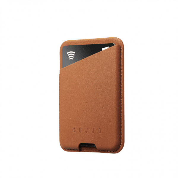 Mujjo Kortholder Full Leather Magnetic Wallet Tan