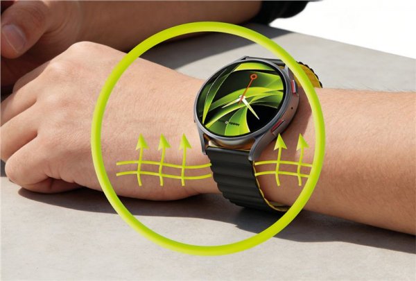 Mobile Origin Samsung Galaxy Watch 20mm Armbånd Easy Strap Svart Gul