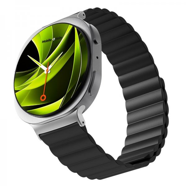 Mobile Origin Samsung Galaxy Watch 8 40/44mm/Classic 46mm Armbånd Easy Strap Svart