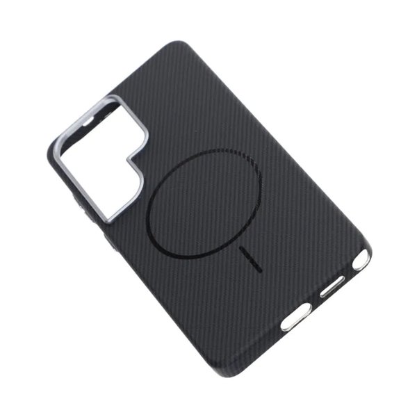 Samsung Galaxy S26 Ultra Deksel Karbonfibermønster MagSafe Svart
