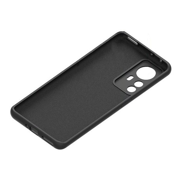 Xiaomi 12 Pro Deksel Silikon Svart