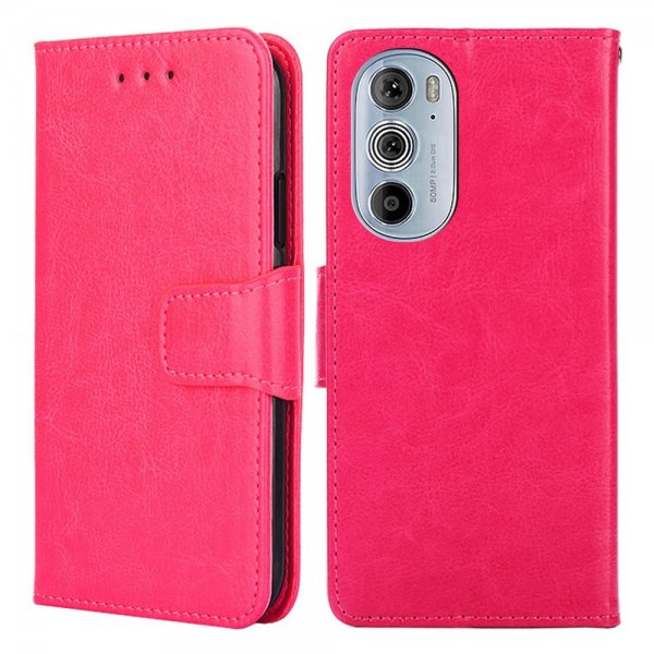 Motorola edge 30 pro Etui med Kortlomme Magenta